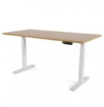 3103-MESA 160CM REGULABLE EN ALTURA ELECTRICAMENTE. TABLERO COLOR HAYA ROCADA 2002XCR01