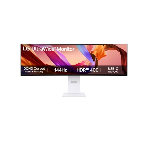31031-LG 49U950A-W pantalla para PC 124,5 cm (49") 5120 x 1440 Pixeles Dual QHD LED Negro, Blanco