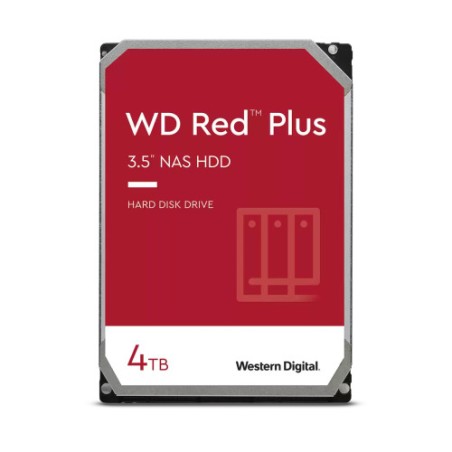 31047-QNAP WD, HDD, RED PLUS, SATA III, 3.5-INCH, 4TB, WD40EFPX