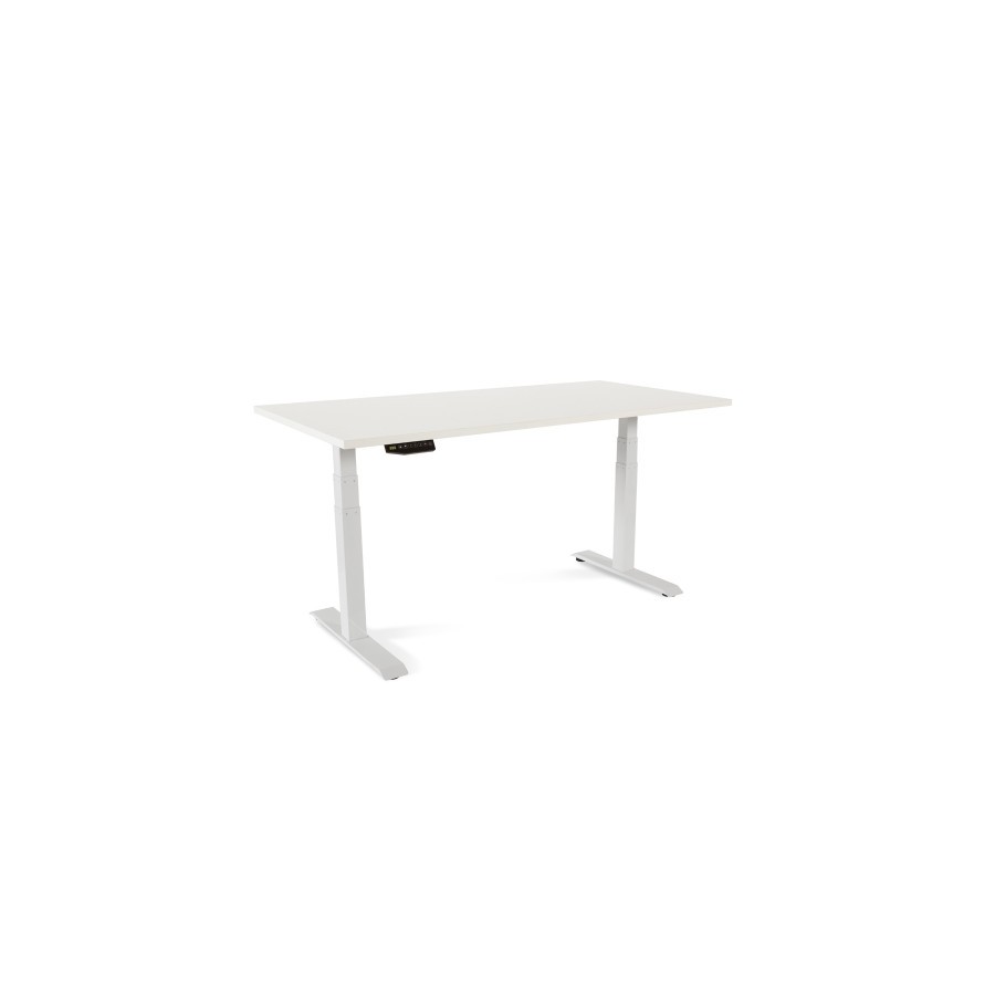 3105-MESA 160CM REGULABLE EN ALTURA ELECTRICAMENTE. TABLERO COLOR BLANCO ROCADA 2002XCR04