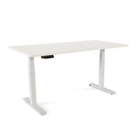 3105-MESA 160CM REGULABLE EN ALTURA ELECTRICAMENTE. TABLERO COLOR BLANCO ROCADA 2002XCR04