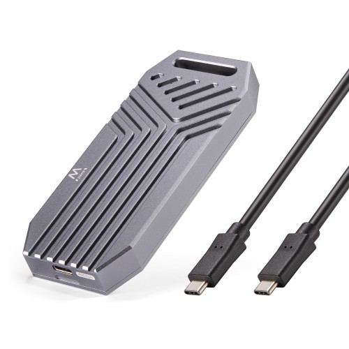 31056-Ewent EW7062 caja para disco duro externo Caja externa para unidad de estado solido (SSD) Gris Oscuro