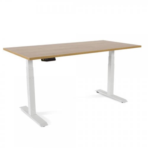 3106-MESA 160CM REGULABLE EN ALTURA ELECTRICAMENTE. TABLERO COLORS ROBLE ROCADA 2002XCR08