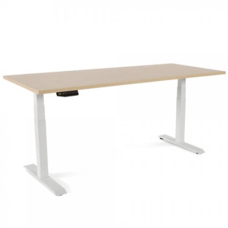 3107-MESA 180CM REGULABLE EN ALTURA ELECTRICAMENTE. TABLERO COLOR HAYA ROCADA 2003XCR01