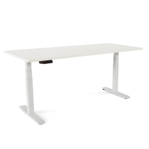 3109-MESA 180CM REGULABLE EN ALTURA ELECTRICAMENTE. TABLERO COLOR BLANCO ROCADA 2003XCR04