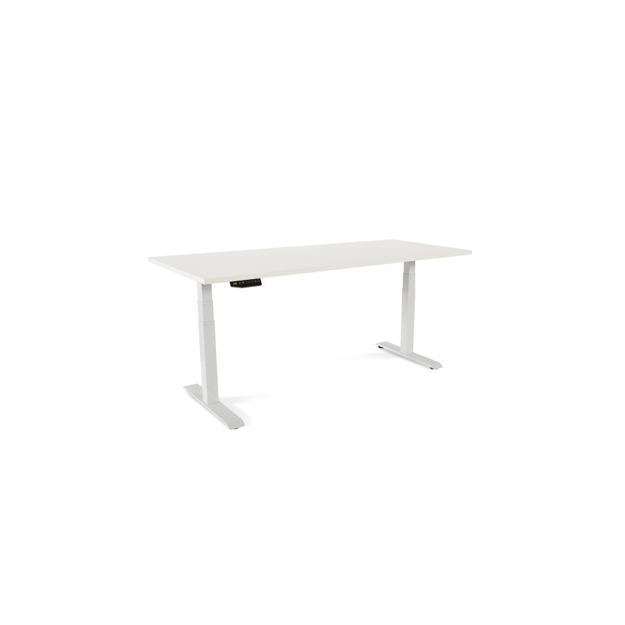 3109-MESA 180CM REGULABLE EN ALTURA ELECTRICAMENTE. TABLERO COLOR BLANCO ROCADA 2003XCR04