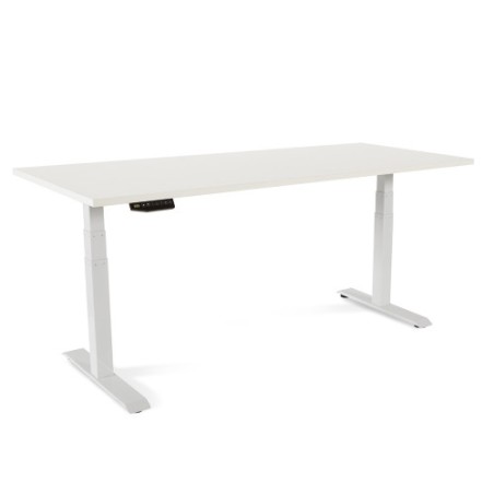 3109-MESA 180CM REGULABLE EN ALTURA ELECTRICAMENTE. TABLERO COLOR BLANCO ROCADA 2003XCR04