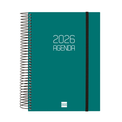 31116-AGENDA 2026 BASIC OPAQUE E10 155X212MM DIA PAGINA VERDE FINOCAM 742912026