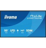 31127-MONITOR TACTIL IIYAMA 50" 3840X2160, UHD VA, 500CD/M2, HORIZ VERT,FAILOVER,MM 2X 10W, HDMI 3X, DP, DP-OUT, USB 2.0