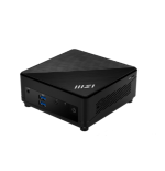 31184-MSI Cubi 12M-001EU i7-1255U mini PC IntelR CoreT i7 16 GB DDR4-SDRAM 512 GB SSD Windows 11 Home Negro