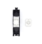 31206-WP WPC-KEY-6AUP-TL/BL conector RJ45 Negro, Blanco.