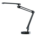 31279-LAMPARA LED4STARS SOBREMESA CON CABEZAL PIVOTABLE 150X565X280 MM NEGRO ARCHIVO 2000 5061B NE