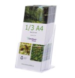 31283-PORTAFOLLETOS SOBREMESA PREMIUM 1/3 A4 VERTICAL 85x115x145MM ARCHIVO 2000 6141CSTP