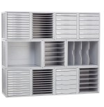 31308-MODULO ARCHISYSTEM DE 6 BANDEJAS 356X316X362 MM GRIS ARCHIVO 2000 8206B GS