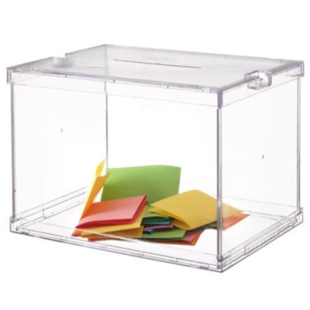 31339-URNA ELECTORAL METACRILATO MODELO OFICIAL 310x440x315MM CON 2 PRECINTOS SEGURIDAD ARCHIVO2000 6158 CS TP