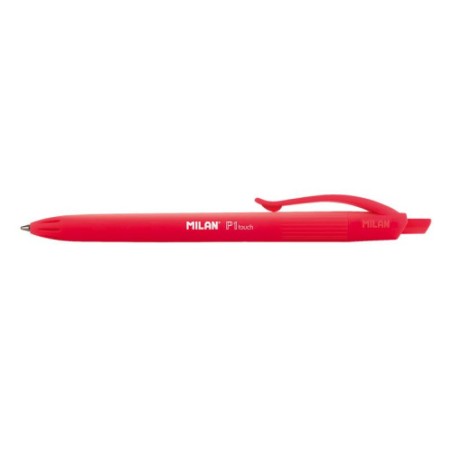 3136-Milan 176512925 boligrafo Rojo Boligrafo de punta retractil con pulsador 25 pieza(s)