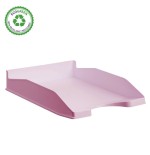 31386-BANDEJA APILABLE ECOGREEN 100% RECICLADO Y RECICLABLE ROSA PASTEL 345X255X60 MM ARCHIVO 2000 742 RS PS