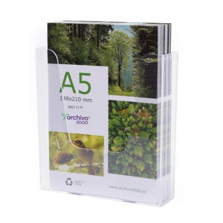 31392-PORTAFOLLETOS MURAL PREMIUM A5 VERTICAL 45x175x180MM ARCHIVO 2000 9007CSTP