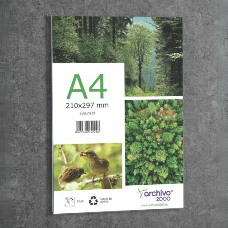 31396-PORTAFOLLETOS MURAL PREMIUM A4 VERTICAL ADHESIVO 210x300MM ARCHIVO 2000 6156CSTP
