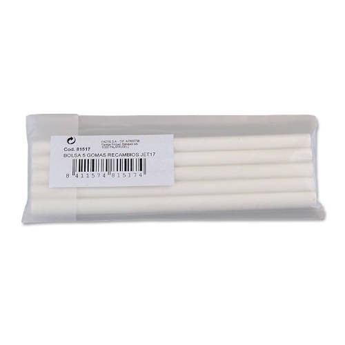 3146-BOLSA 5 RECAMBIOS GOMAS JET ERASER MILAN 81517