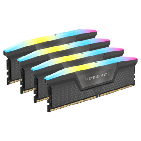31466-MEMORIA CORSAIR DDR5 64GB 4X16GB PC5600 VENGEANCE RGB CMH64GX5M4B5600Z36