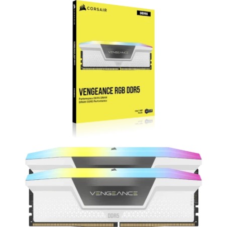 31604-Corsair Vengeance RGB CMH32GX5M2B6000C36W modulo de memoria 32 GB 2 x 16 GB DDR5 6000 MHz