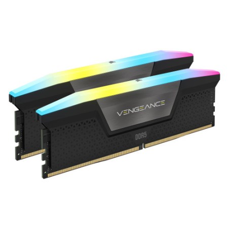 31679-MEMORIA CORSAIR DDR5 64GB 2X32GB PC5600 VENGEANCE RGB CMH64GX5M2B5600C40