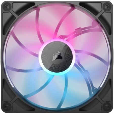 31766-Corsair iCUE LINK RX140 MAX RGB Carcasa del ordenador Ventilador 14 cm Negro 2 pieza(s)