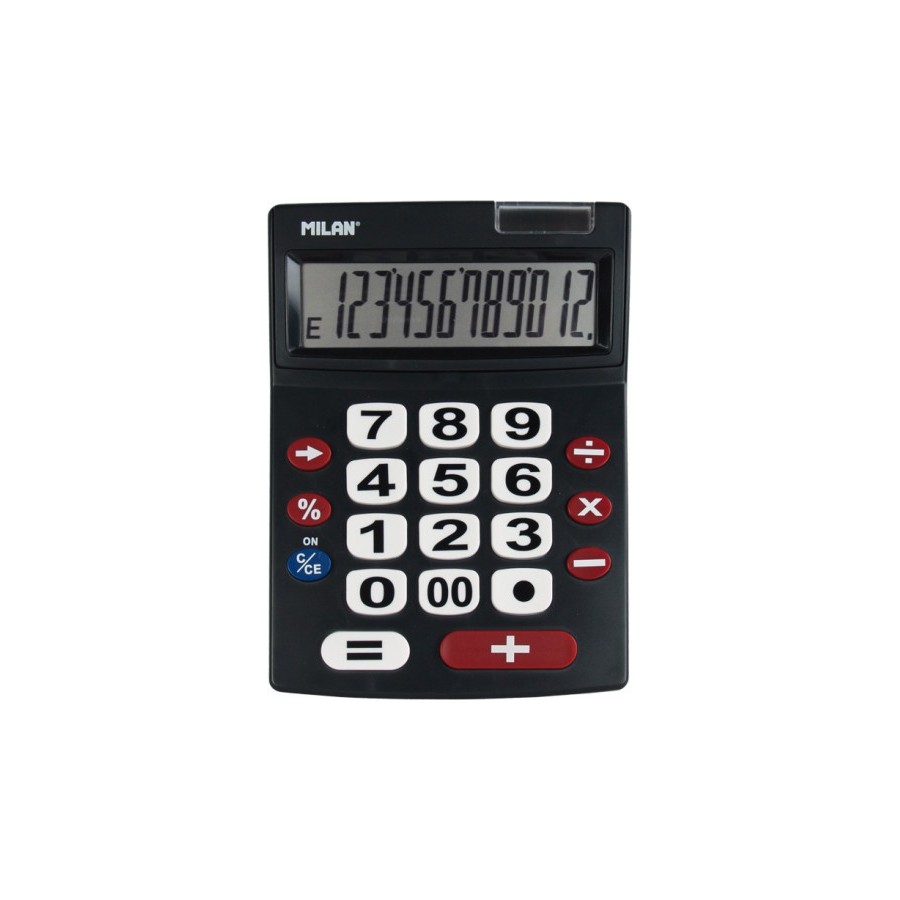 3179-CALCULADORA 12 DIGITOS TECLAS GRANDES MILAN 151712BL