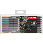 3185-ESTUCHE 8 UNIDADES ROTULADOR PEN 68 COLORES METALLIC PUNTA 1,4 MM STABILO 6808/8-11
