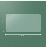 31905-ALFOMBRILLA DE SOBREMESA 70 X 36 CM, TRANSPARENTE LEITZ 53810003