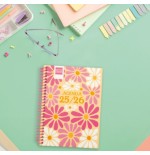 32004-AGENDA ESCOLAR 2025-2026 DIVA 8o 120X164 SEMANA VISTA HORIZONTAL SPRING+ FINOCAM 536100426