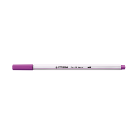 3209-ROTULADOR PUNTA FIBRA PINCEL PEN 68 BRUSH LILA STABILO 568/58