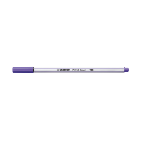 3211-ROTULADOR PUNTA FIBRA PINCEL PEN 68 BRUSH VIOLETA STABILO 568/55