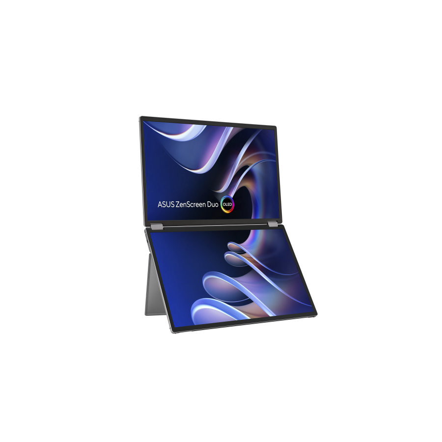 32125-ASUS ZenScreen Duo OLED MQ149CD pantalla para PC 35,6 cm (14") 1920 x 1200 Pixeles WUXGA Plata