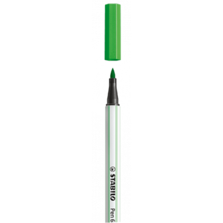 3218-ROTULADOR PUNTA FIBRA PINCEL PEN 68 BRUSH VERDE CLARO STABILO 568/33