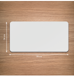 32207-ALFOMBRILLA DE SOBREMESA RECICLADA DE PIEL 70 X 36 CM COLOR GRIS CLARO LEITZ 53850085