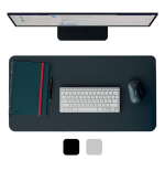 32208-ALFOMBRILLA DE SOBREMESA RECICLADA DE PIEL 70 X 36 CM COLOR GRIS OSCURO LEITZ 53850089