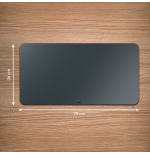 32209-ALFOMBRILLA DE SOBREMESA RECICLADA DE PIEL 70 X 36 CM COLOR GRIS OSCURO LEITZ 53850089