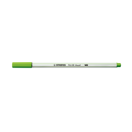 3221-ROTULADOR PUNTA FIBRA PINCEL PEN 68 BRUSH VERDE HOJA STABILO 568/43