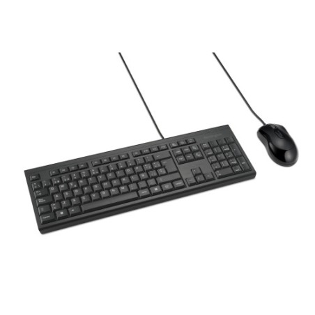 32260-CONJUNTO DE RATON Y TECLADO MODELO KM100 EQ CON CABLE COLOR NEGRO KENSINGTON K75452ES