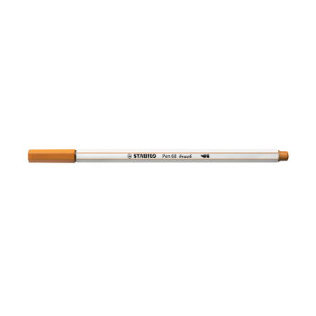 3227-ROTULADOR PUNTA FIBRA PINCEL PEN 68 BRUSH OCRE OSCURO STABILO 568/89