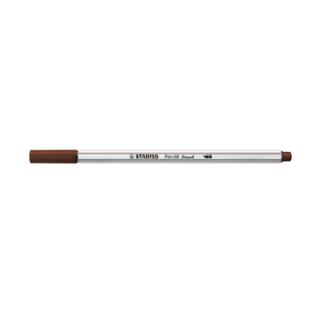 3231-ROTULADOR PUNTA FIBRA PINCEL PEN 68 BRUSH MARRON STABILO 568/45