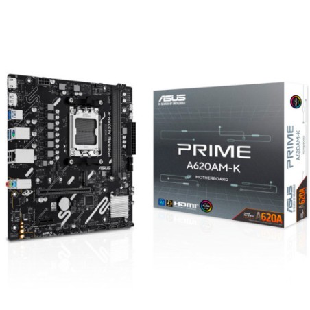 32333-PLACA ASUS PRIME A620AM-K,AMD,AM5,A620A,2DDR5,128GB,DP+HDMI,GBLAN,4SATA6+M.2,GBLAN,5USB3.2,MATX