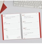 32362-AGENDA 2026 BASIC MY E10 155X212MM SEMANA VISTA HORIZONTAL ROJO FINOCAM 743503026