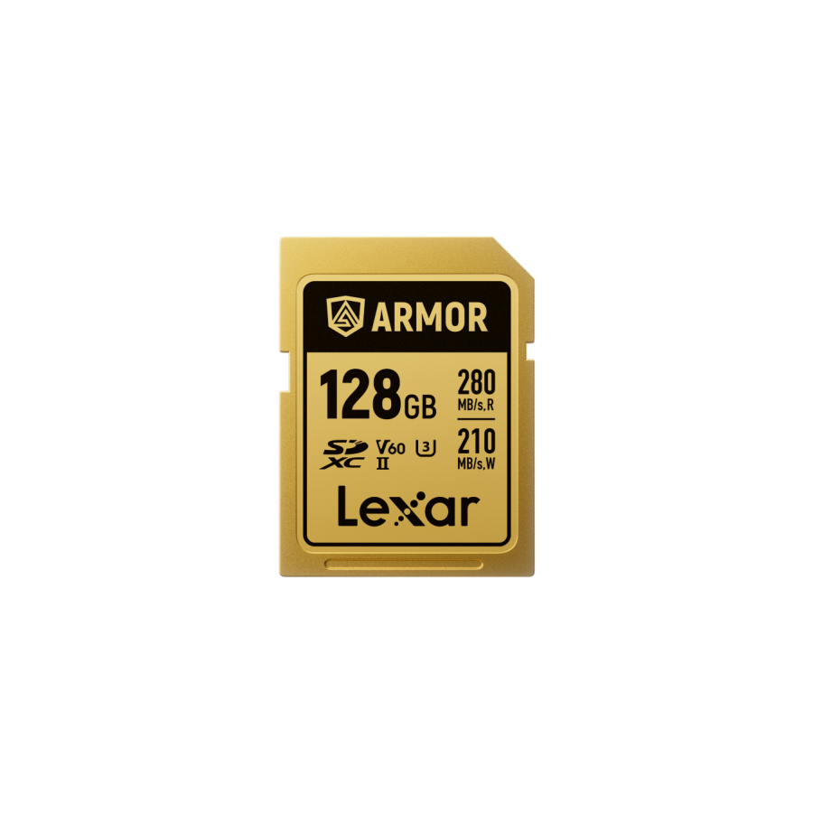32615-Lexar Armor Gold 128 GB SDXC UHS-II