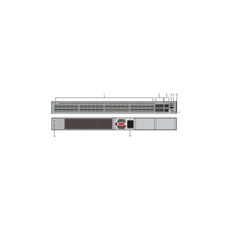 32666-HUAWEI S5735-L48PN4XE-A-V2 (48*10M/100M/1G/2.5GE BASE-T PORTS, 4*10GE SFP+ PORTS, 2*12GE STACK PORTS, POE+, 828W P