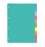 32881-SEPARADORES CARTULINA STRONGLINE A4 10 POSICIONES - 10 COLORES OXFORD 400149957