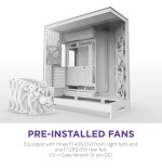 32927-CAJA NZXT H9 FLOW (2025) DUAL-CHAMBER MID-TOWER CASE - ALL WHITE