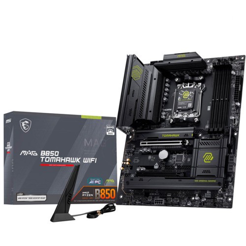 32958-PLACA MSI MAG B850 TOMAHAWK WIFI,AMD,AM5,B850,4DDR5,256GB,1HDMI,4SATA3+2M.2,5GBLAN+WIFI7+BT5.4,4USB3.2+2 TYPE-C,AT